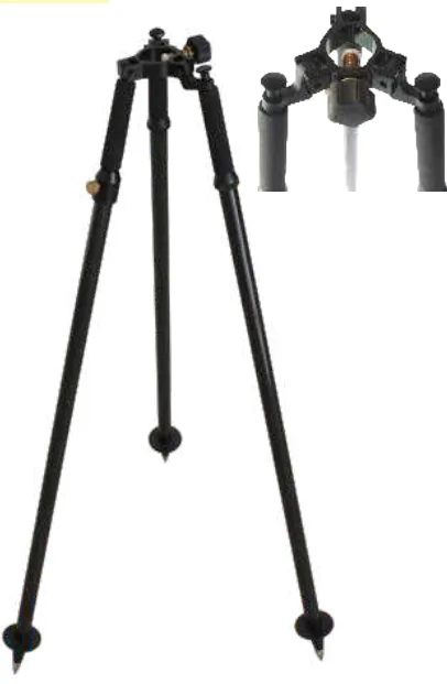 Quality CLS33C Carbon Fiber Surveying Tripod with Thumb Release for Prism Pole Leveling Staff Survey Instrument Total Station