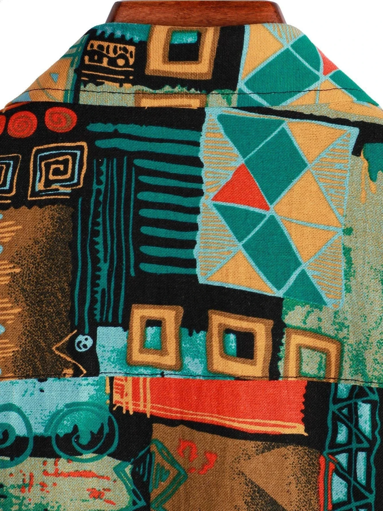 2024年メンズファッションレトロプリント半袖シャツメンズハワイアンプリントシャツ