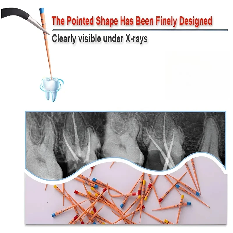 10Boxes Dental Gutta Percha Points Paper Points 020406 taper Absorbent dental Strong Absorption Pure Cotton Fiber paper