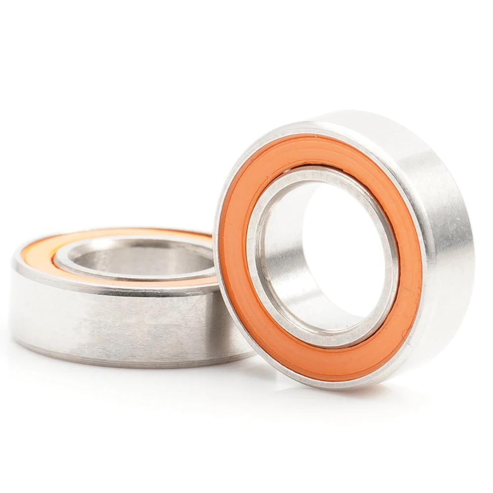 SMR137 2RS Angelrollenlager 7*13*4 mm ABEC-7 (2 Stück) Edelstahl Hybrid Keramik Luftlager SMR137RS SMR137 2OS CB