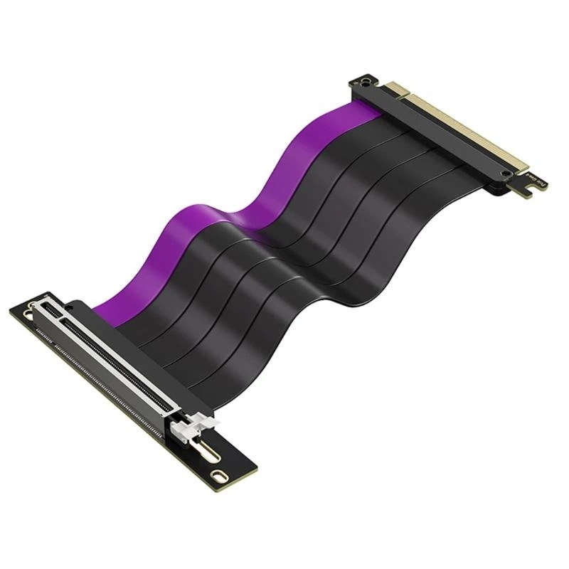Reliable PCIe4.0 x16 Risers Cable for Secures Fit Graphics Card Wire 90Angle