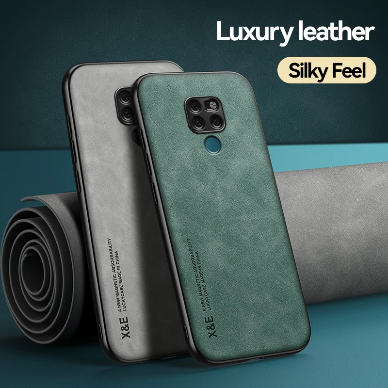 Sheepskin Leather Case For Huawei Mate 20X Mate 20 Pro Magnetic Shockproof Protective Case Phone Cover Silicone Soft Phone Shell