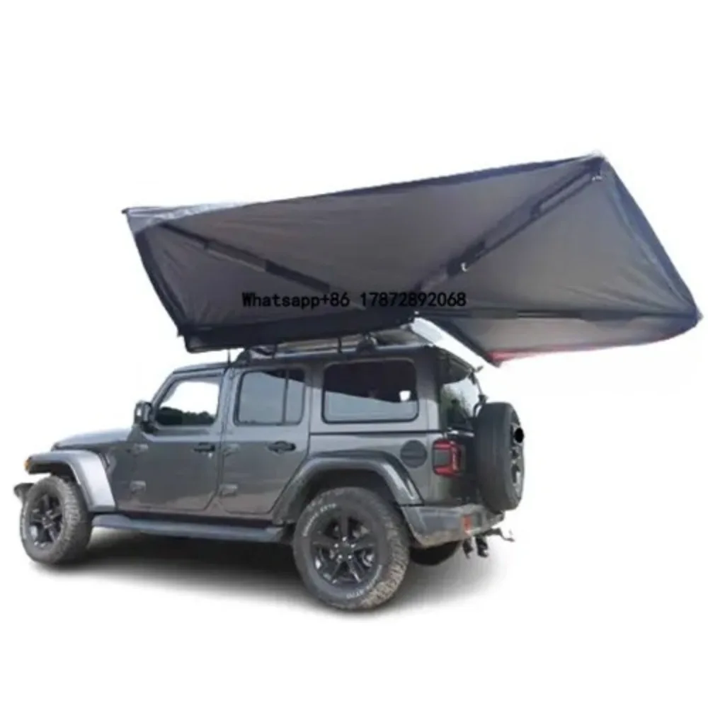 

ROOF RACK 270 Degree Free Standing Car Side Awning Tent ABS Roof Mount Outdoor Camping Awning Free Standing Fan