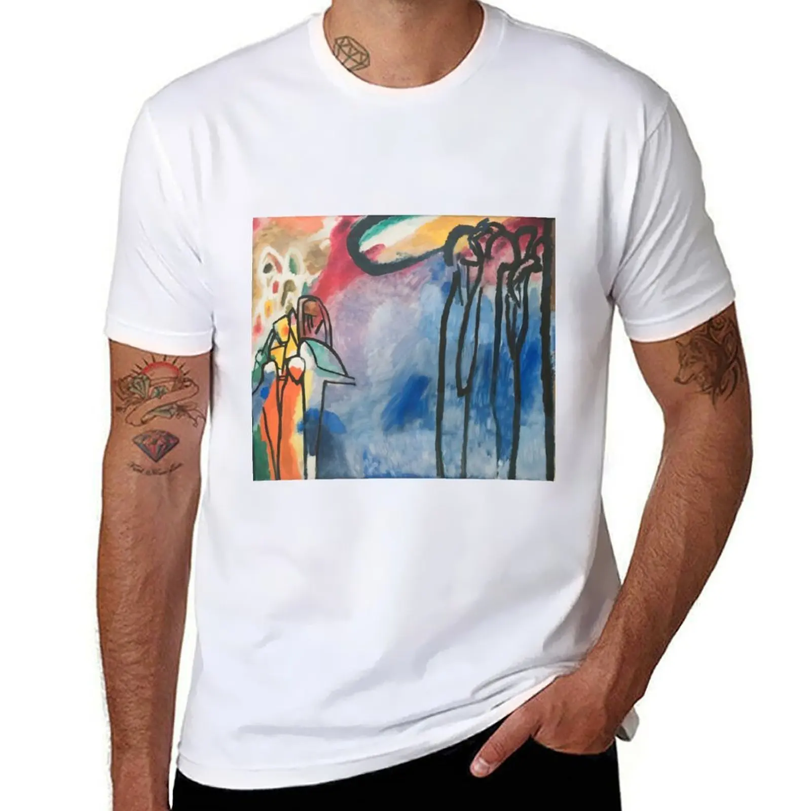 

Wassily Kandinsky T-Shirt man t shirts cotton t shirts for man pack white T-Shirt