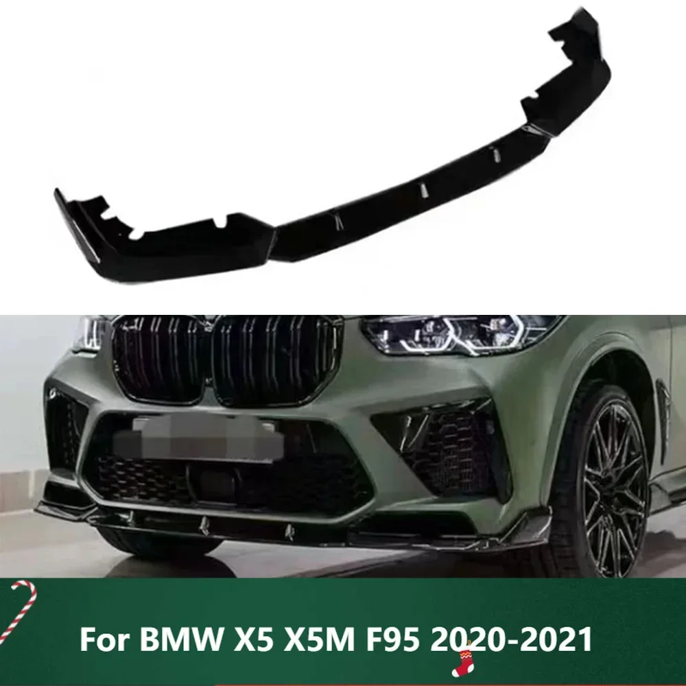 

New！For BMW X5 X5M F95 2020-2021 Front Bumper Spoiler Lip Car Lower Splitter Protector Blade