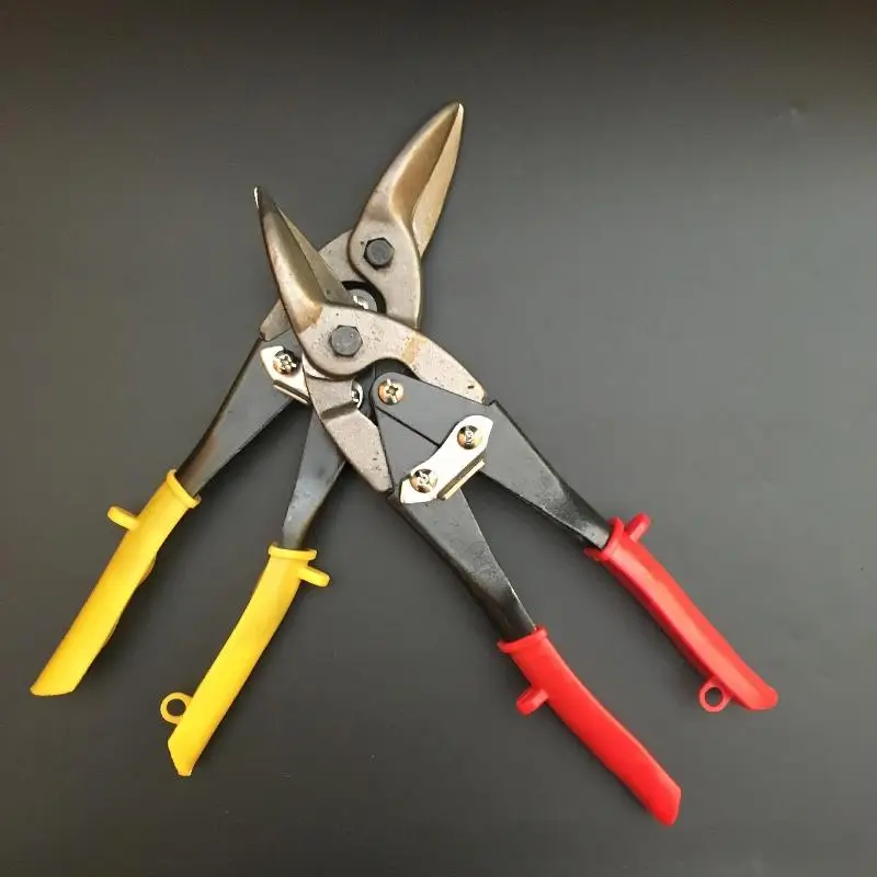 10 Inch Multifunctional Aviation Snip High Strength Steel Metal Cutting Tool for HVAC Sheet Metal Installation Work