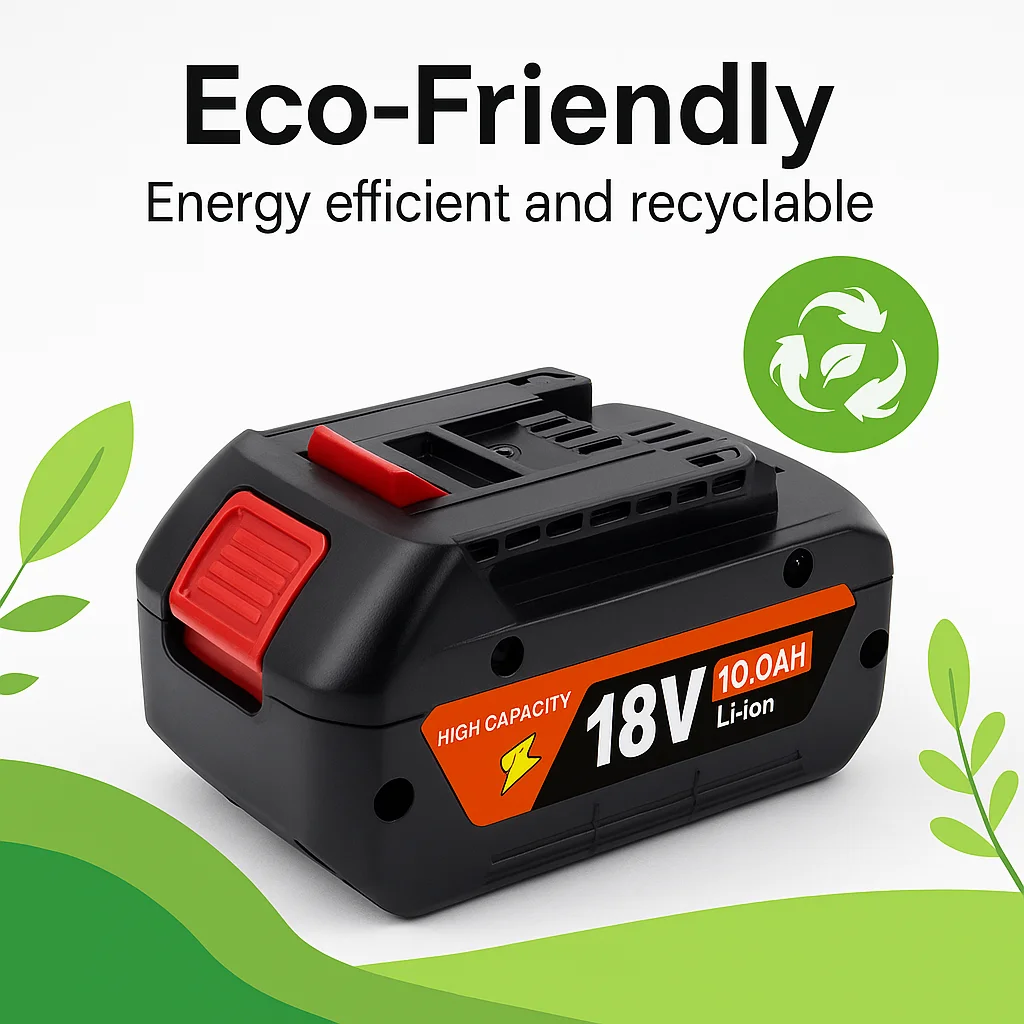 

18V 10.0Ah Battery Original for Bosch 18V Professional GBA GBH GSR GSB BAT618 BAT609 BAT620 Replacement Battery ✨