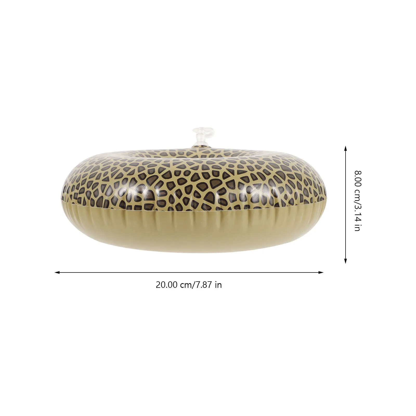 Soportes de cerveza con estampado de leopardo de PVC, flotadores inflables para vasos de agua, ligeros y duraderos, para Fiesta EN LA Piscina, 3 uds.