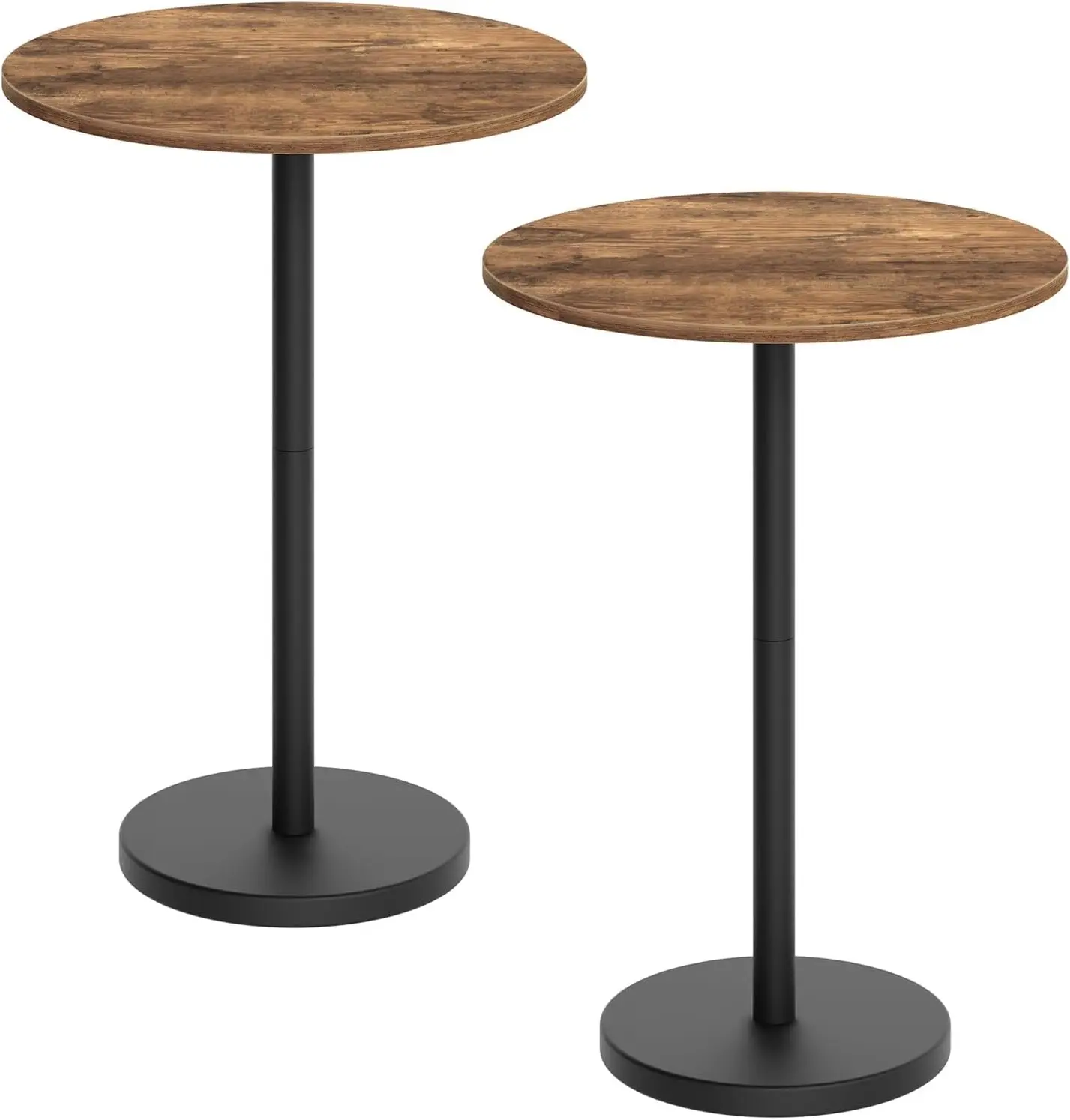 

Набор из 2 барных столов, столы для бара/коктейлей, металлический каркас, для бистро, столовой, гостиной