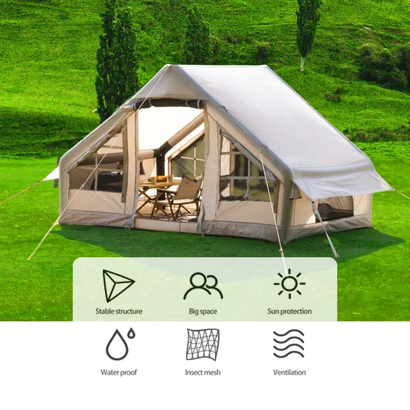 5-6 People Tente De Camping, Philippines Waterproof House Dome Tent, Chine Rental Beach Tent