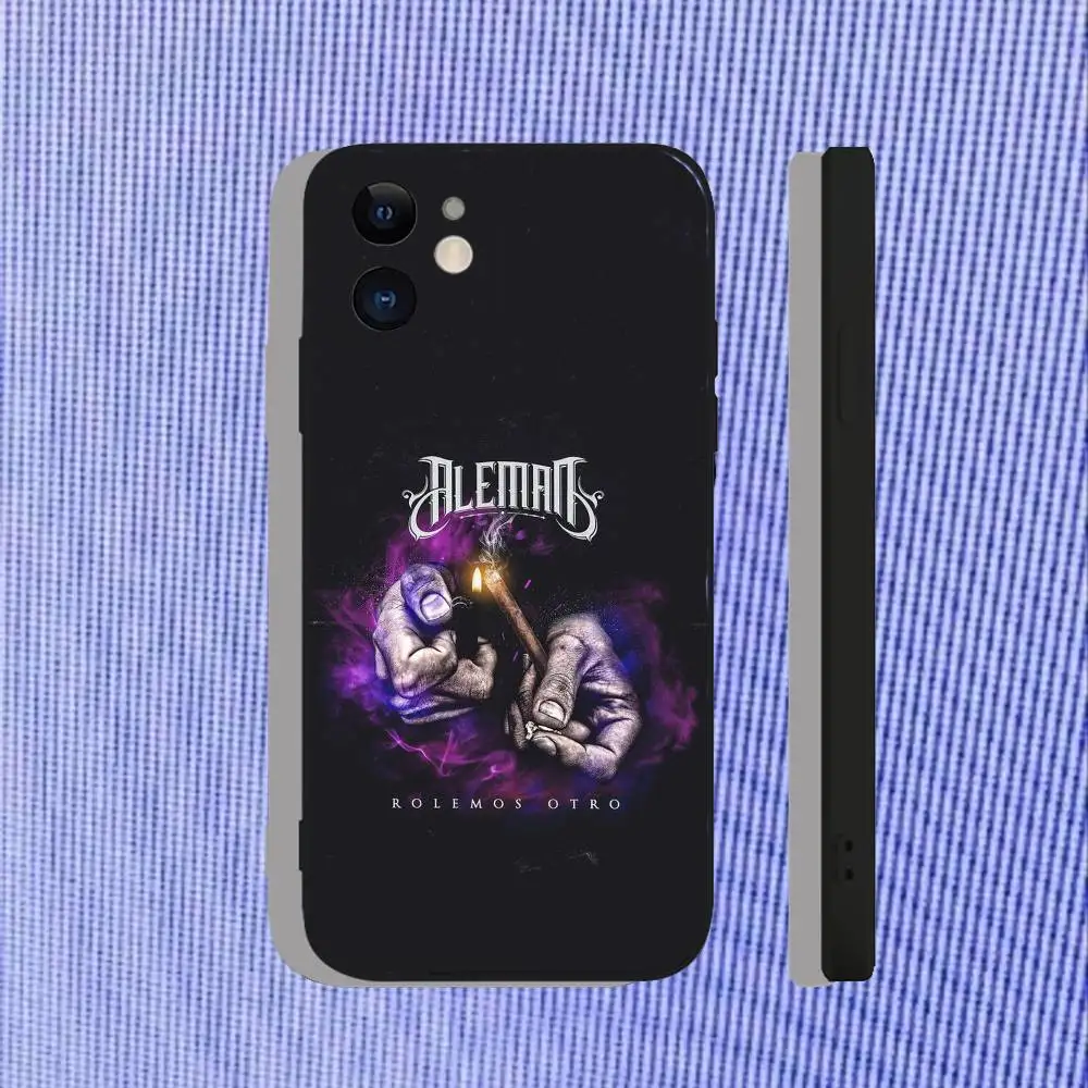 Aleman De Vuelta a las Andadas 電話ケース iPhone 17、16、15、14、13、12、11、Pro、Max、Plus、Air、X、XS、XR、SE、8、7、ミニ、ソフトブラック Funda 用