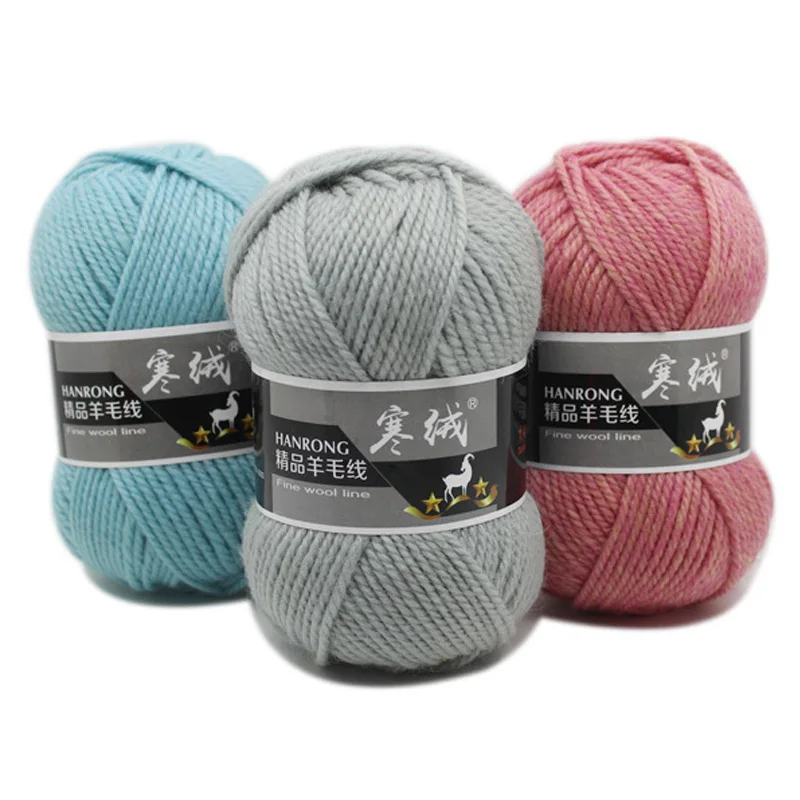 100g/palla morbido filato di lana spessa filato di lana all\'uncinetto filato di Cashmere per maglieria a mano per maglieria filo di maglione di lana