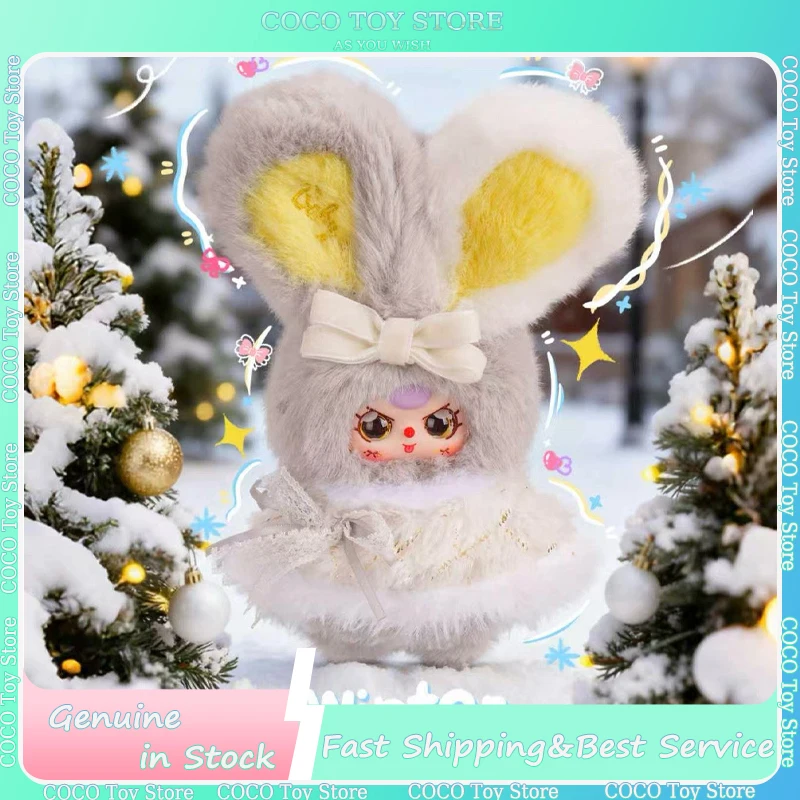 

Аутентичная детская три зимняя серия, виниловая слепая коробка для лица, милая мягкая кукла, коллекционная фигурка, подарок на день рождения для девочек