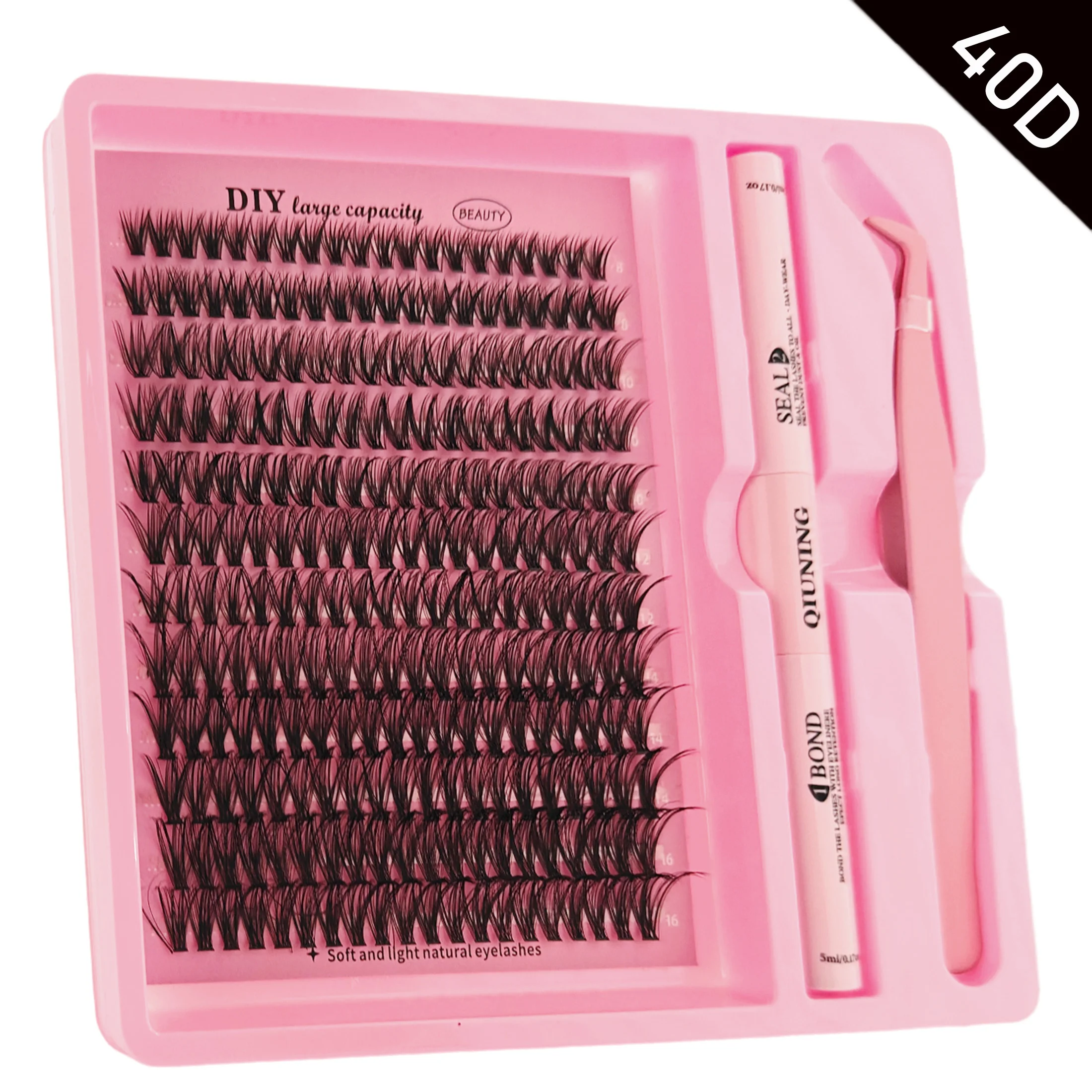 Eyelash Clusters Kit Fluffy Individual Lashes