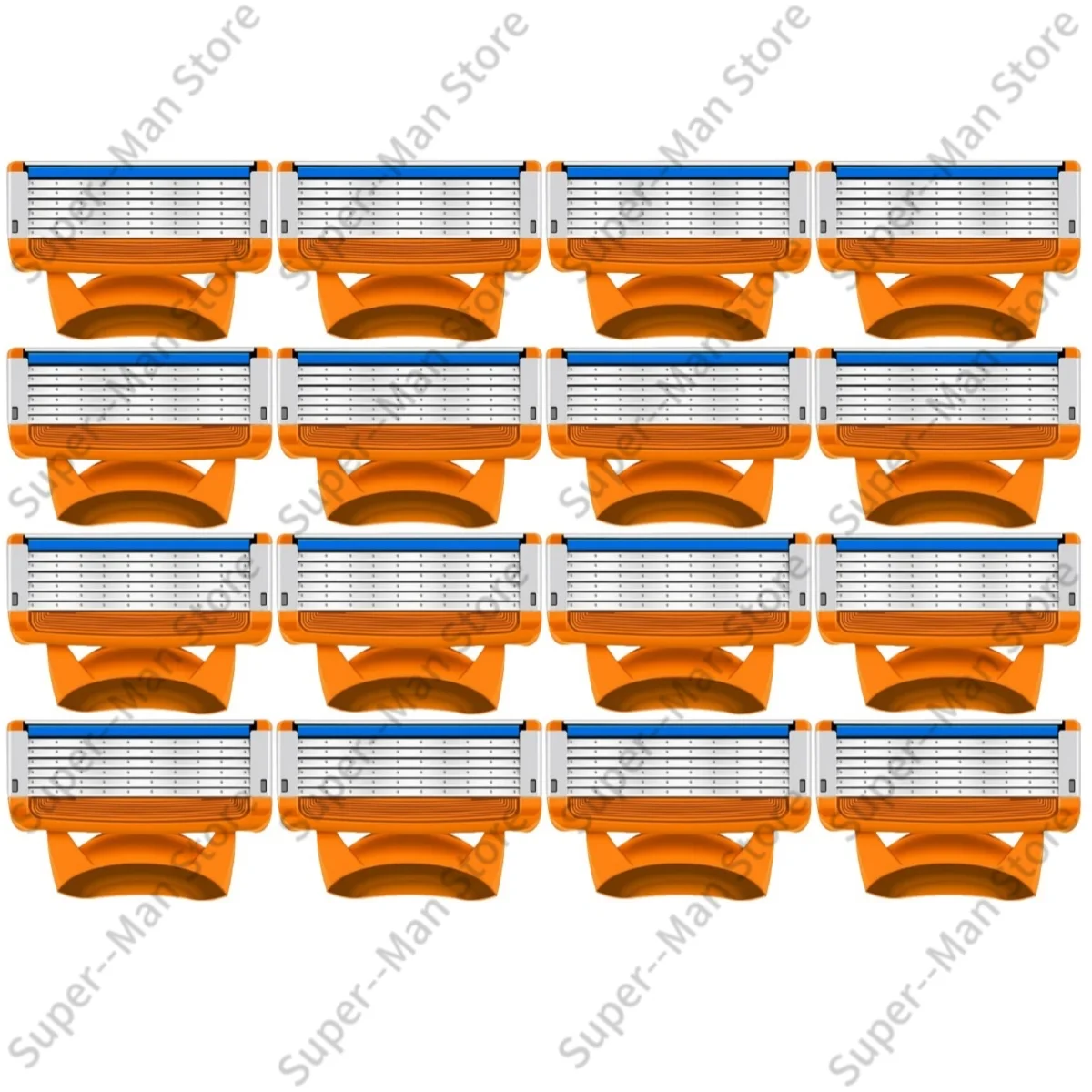 Nieuwe echte Fusion 5 Scheermes 5-Layer Blades Scheren Machine mannen Handleiding Scheerapparaat Gezicht Ontharing Glad Scheren Veiligheid Scheermes