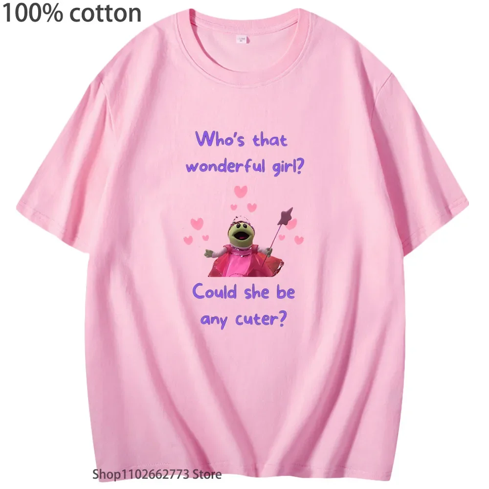 Urocza koszulka Nanalan, koszulki \"Kto to cudowna dziewczyna\", czy może być jeszcze urocza, męskie topy, 100% bawełna, ubrania anime, damskie, codzienne.