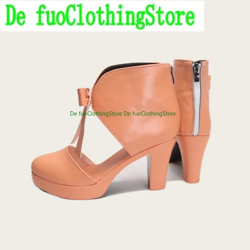 DefuoClothing – chaussures de Cosplay pour fille magique et forêt profonde maléfique, nuit blanche, Anime, exposition diffuse de talons hauts personnalisés