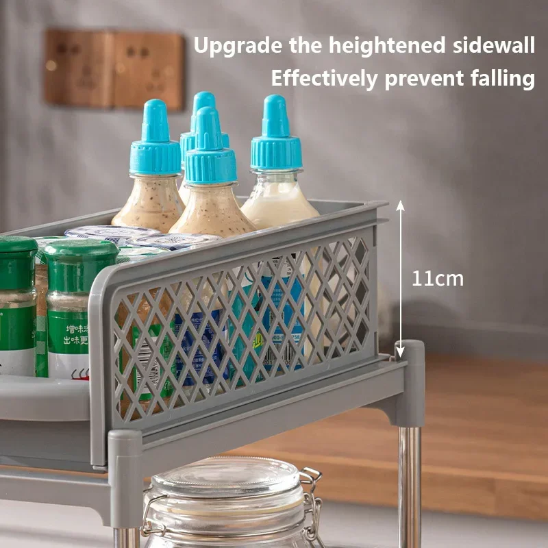 Kitchen Organizer Storage Spice Rack Holder Kitchen Supplies Pantry Organizer Accessories For Kitchen Convenience Shelf