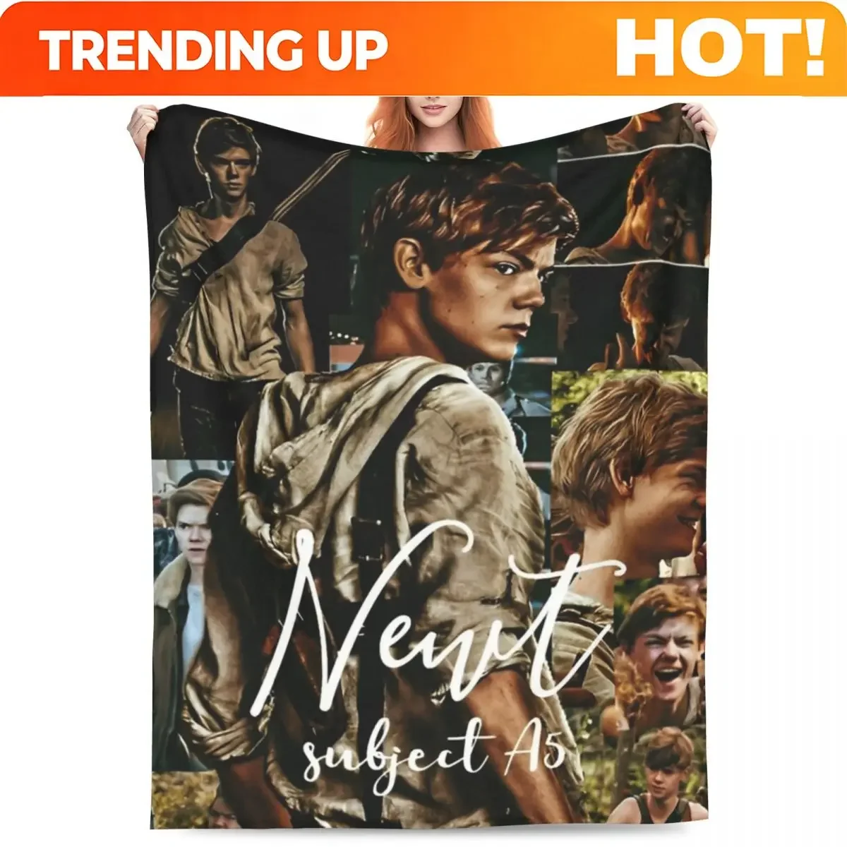 Custom The Maze Runner Blanket Newt X Thomas Super Soft Fashion Plush Bedding Throws For Couch Chair Sofa Bed Picnic Flannel Bed