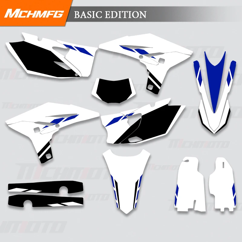 MCHMFG Custom Team Motorcycle Graphics Decal Stickers Kits For YAMAHA 2012 2013 2014 2015 WRF450