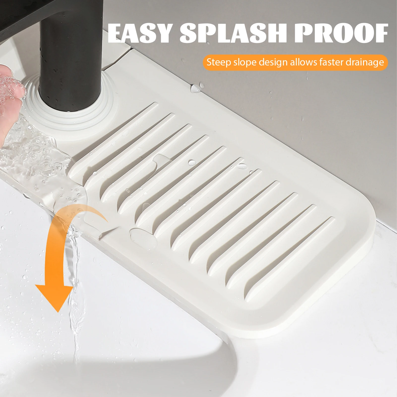 Faucet Sink Pad Multipurpose Sink Splash-proof Guard Kitchen Supplies