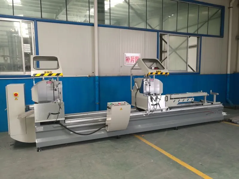 TANPU INTELLIGENT Aluminum windows and doors frame double head cutting saw/window cutting machine