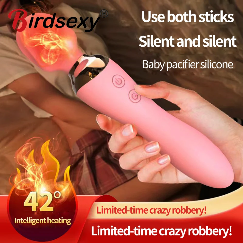 AV Magic Wand Women Vibrator 360° Rotation Vibration Clitoris Stimulators Vaginal G-spot Massagers Female Masturbators Sex Toys