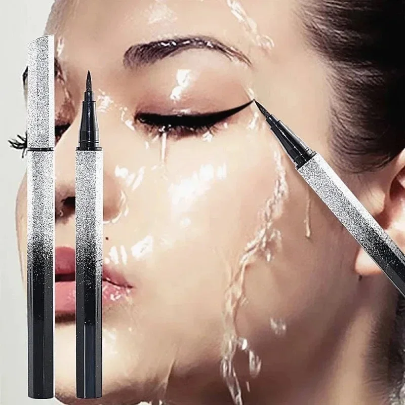 

Eye Liner Pencil Pen Professional Makeup Not Easy To Smudge Cosmetic Tools Black Liquid Eyeliner Long-lasting Waterproof