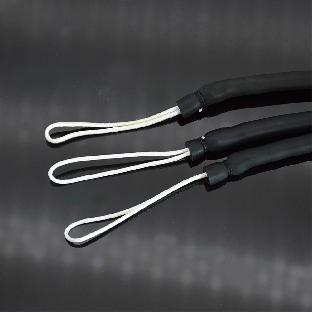 Speargun Shock Absorbing Bungee with Pigtail Swivel Sharkclip and Snap Fastener for Stable Line Tension Under Load Conditions