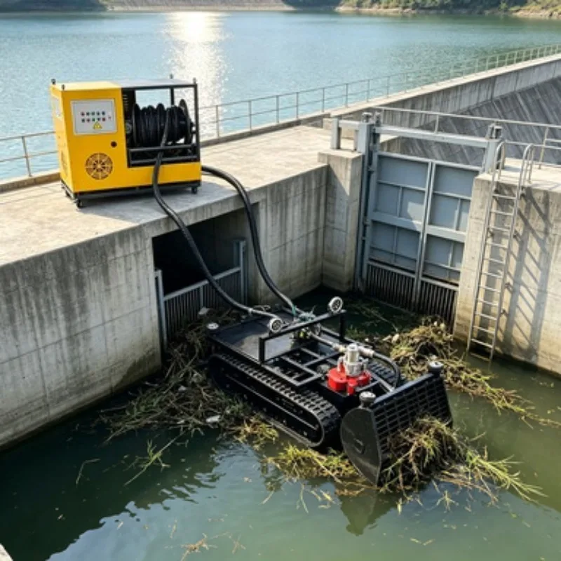 High Quality Underwater Silt Remover Cleaning Dredging Detection Dredge Remote Robot Unmanned Operation for Pond Dredging