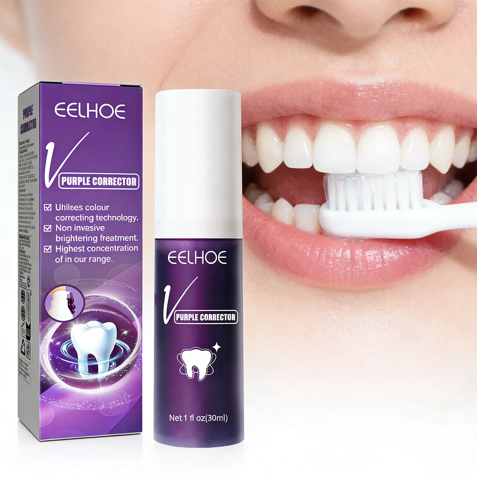 

Sensitive Teeth Toothpaste Brightening Oral Care Fresh Breath Gentle Nourishing Dental Maintenance 30ml Sorbitol Enamel Care