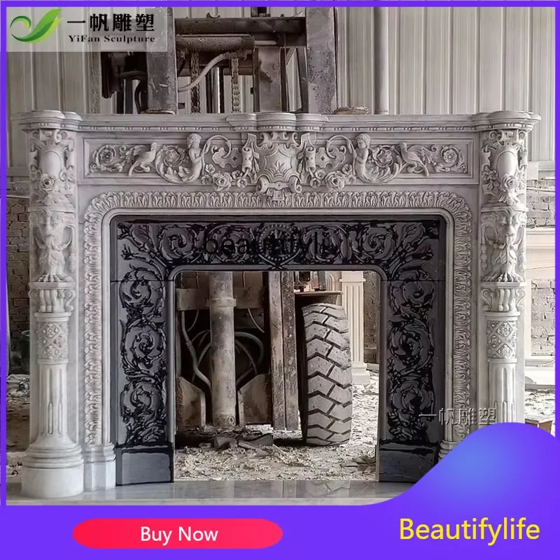 B456 Marble Firepla…