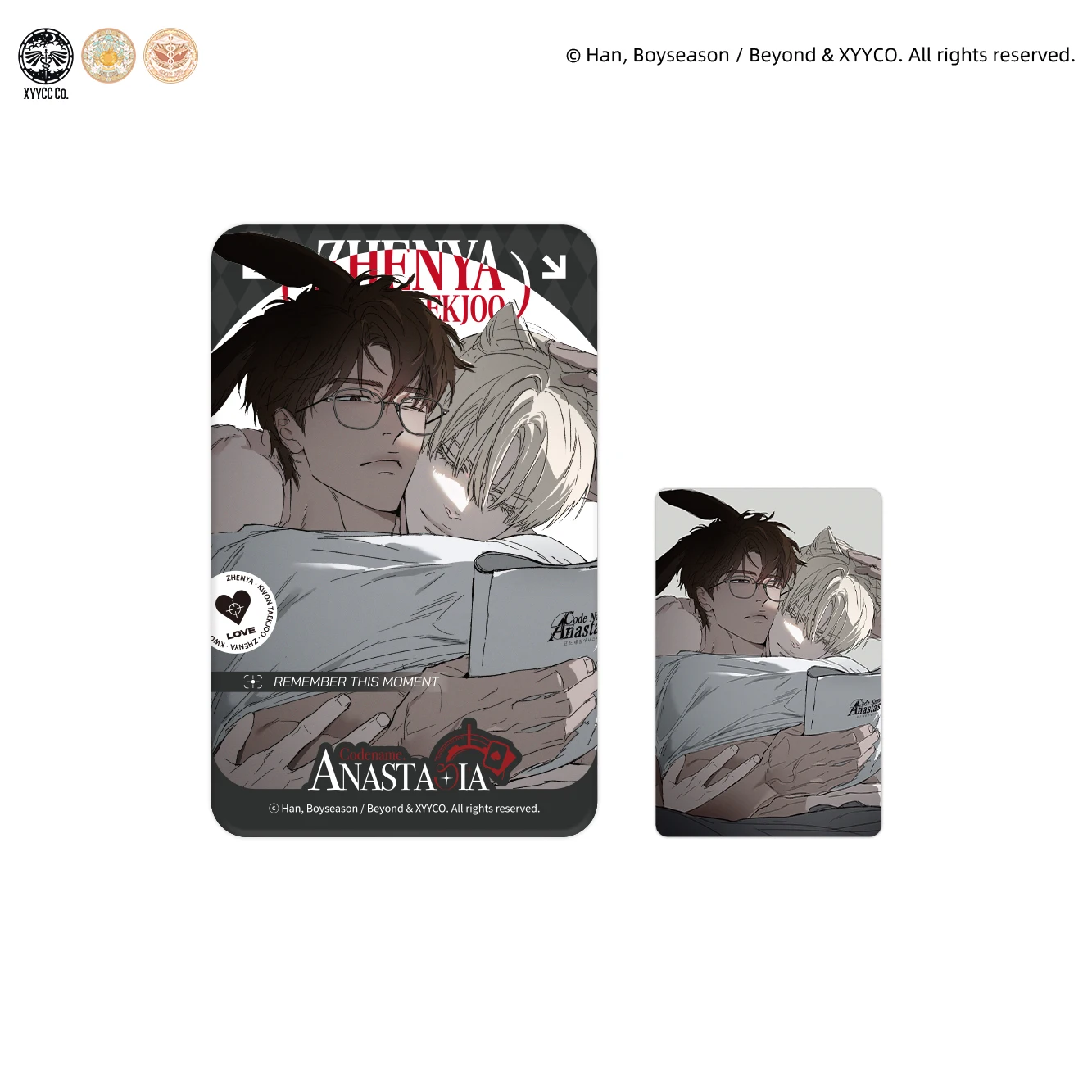 2025 New Korean manhwa Codename Anastasia Phase II goods 'Masquerade' Merch Chinese cafe official original
