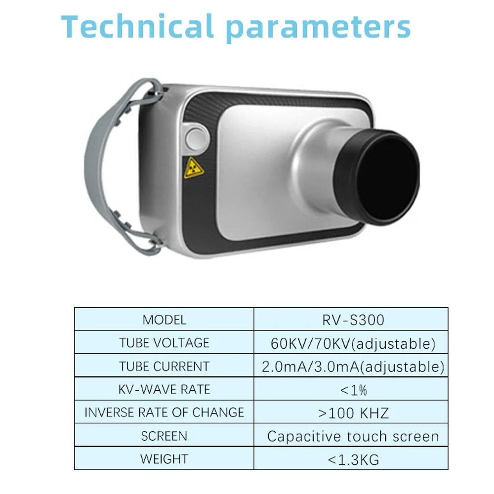 JINGT RV-S300 Dental X-ray Machine High Frequency Digital Sensor X Ray LCD Screen Image X-rayImaging System Dental Equipment