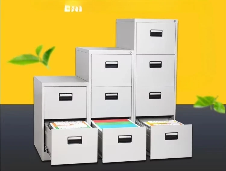 2017 Classic Black Plastic Handle Vertical File Cabinet