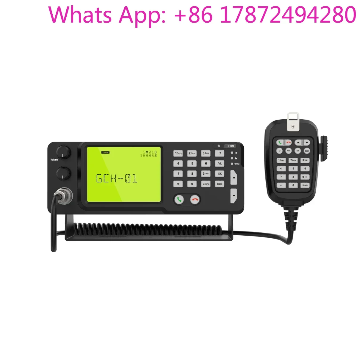 Communication Range Over 40NM Two Way Radio Phone UHF 4 Inch Screen