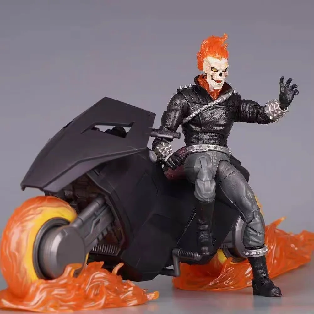 

Ko 85th Anniversary Ghost Rider & Hell Cycle 6'' Articulated Action Figure Set - Legends Collectors Edition Birthday Gift