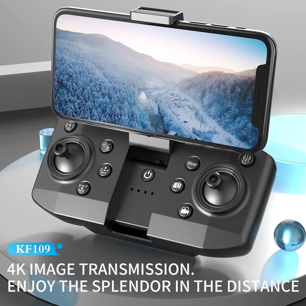 KF 109 전문가용 드론, HD 카메라, 장애물 회피, 3 축 짐벌, 4k WiFi, GPS, 브러시리스 쿼드콥터, RC 드론, 신제품