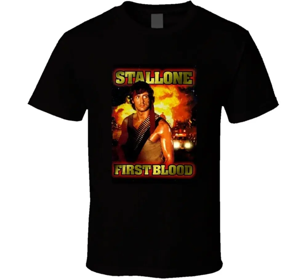 Rambo First Blood Movie Poster Fan T Shirt