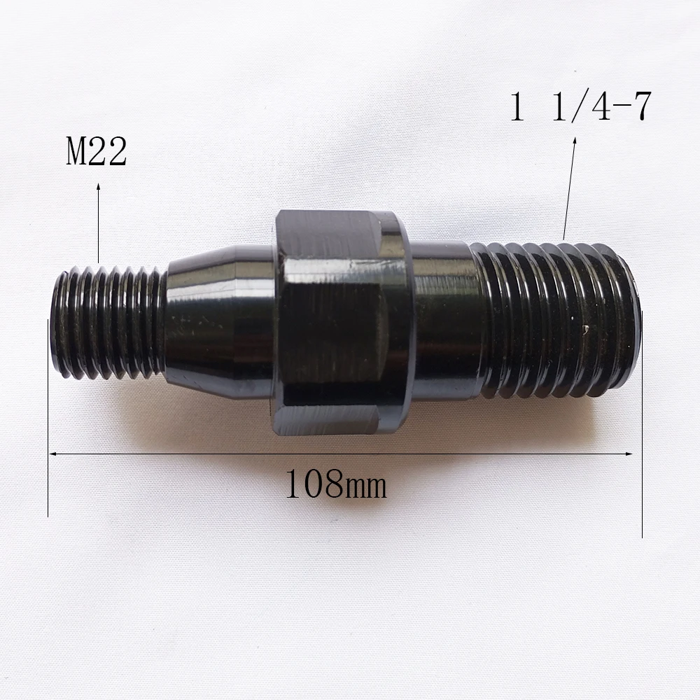 1 Pcs Thread Adapter for Diamond Drill Core Bits Male M22 to Male 1 1/4