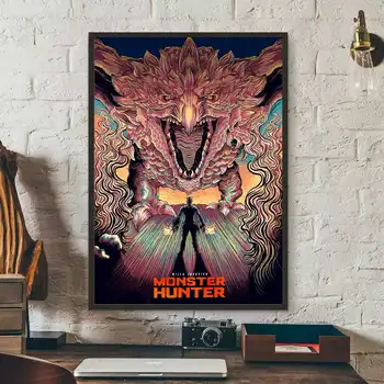 M-Monster Hunter Oyun Posteri Yüksek Kaliteli Duvar Sanatı Ev Ofis Yatak Odası Oturma Odası Koridor Bar İçin Mükemmel Hediye 8 best sales Canavar avcısı aksesuarları - №8