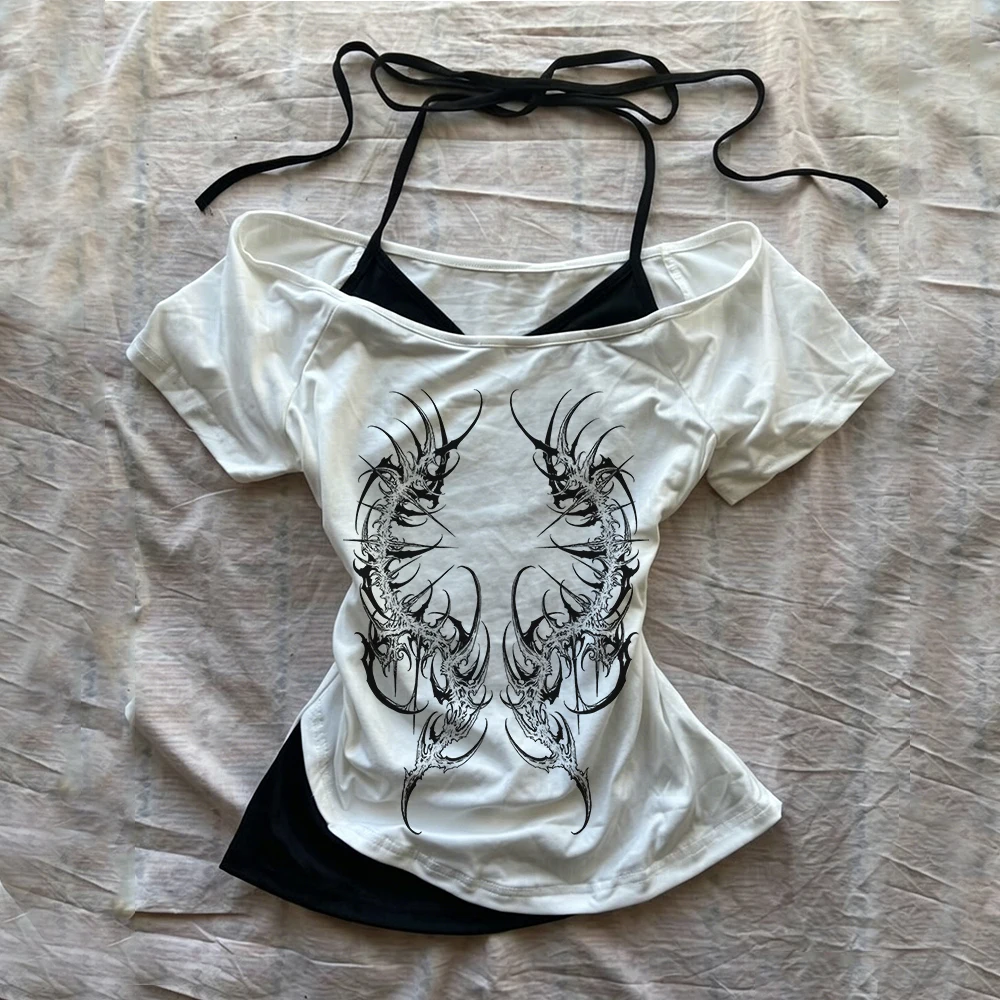 Trashy Y2k 2000s Tops 90s Vint - Women'S Fashion From The 90S recension och pris