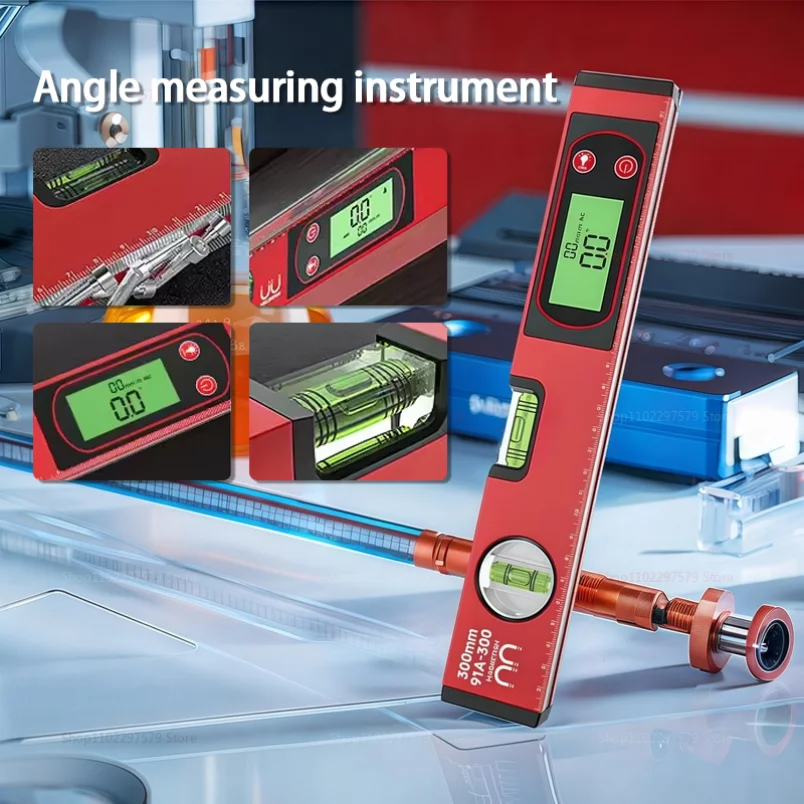 Digital Spirit level Bubble Magnetic Electric Level 360 degree Angle Finder Protractor Inclinometer Horizontal Scale Ruler