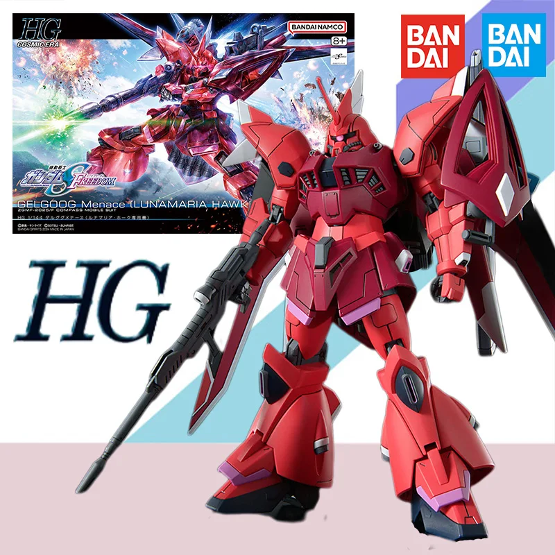 

Bandai HGUC 1/144 Anime Model GUNDAM GELGOOG Menace LUNAMARIA HAWKE CUSTOM Anime Action Figure Assembly Model Kit Toy Gift