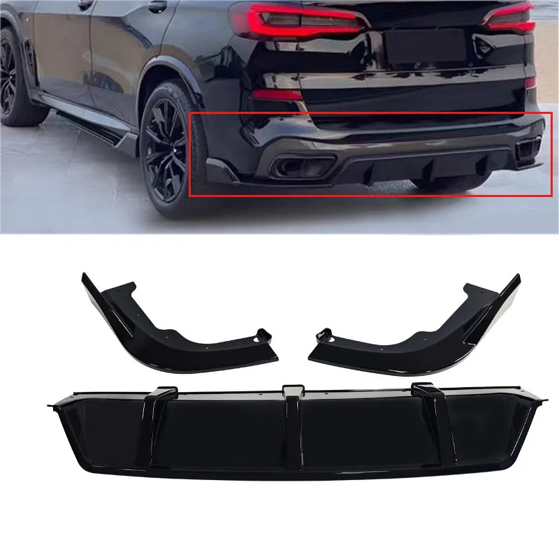 

Suitable For 2020-2025 Bmw X5 G05 Black Warrior Style Rear Lip With Clip Replacement Installation