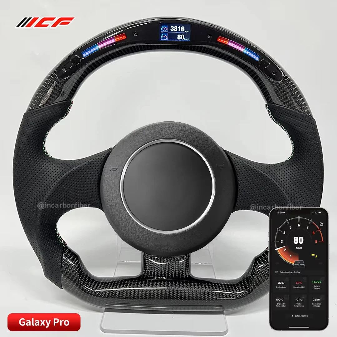 

Carbon Fiber LED Steering Wheel for Lamborghini Huracan Aventador Evo Urus