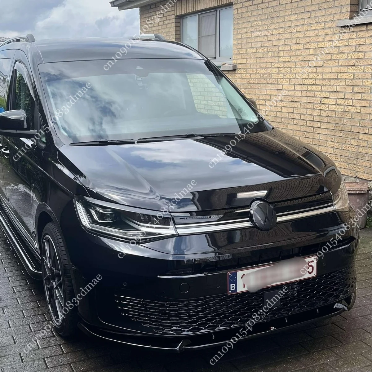 

Передний бампер в стиле Maxton, разделитель губ для VW Caddy MK5 TDI TSI 2020-2025, автомобильный спойлер, юбка, диффузор, автотюнинг, комплект кузова, ABS