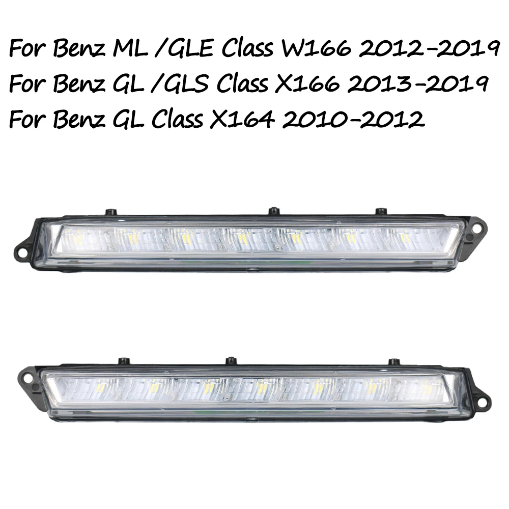 For Benz X164 2010 2011 2012 X166 W166 2013 2014 2015 2016 2017 2018 2019 Daytime Running Light Front Bumper Anti Fog Light