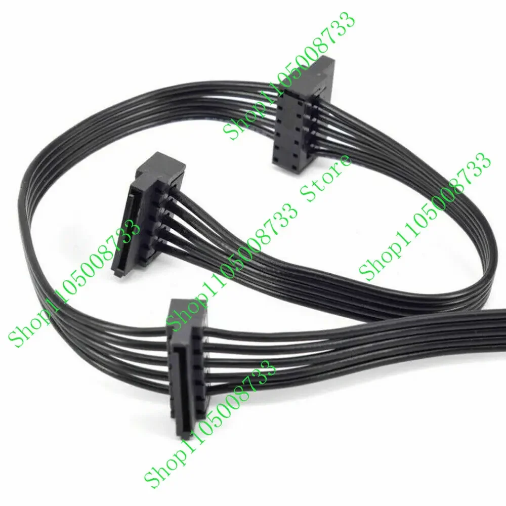 PJS For 5Pin to 3 SATA Power Supply Cable Cooler Master VSM750 VSM650 VSM550 Modular 70C