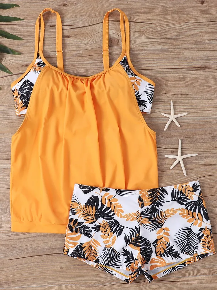 

L-5XL Plus Size High Waist Bikini Women's Push Up Large Size 3XL 4XL Swimsuit Summer Mujer Tummy Control Swimwear Bikini Sets